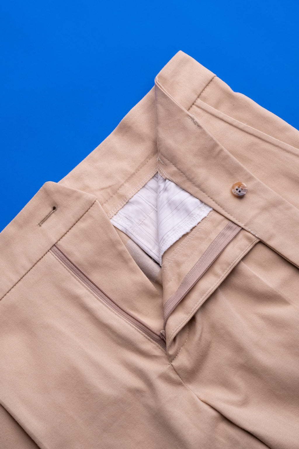 (product) Pantaloni din bumbac bej CFGBBC002