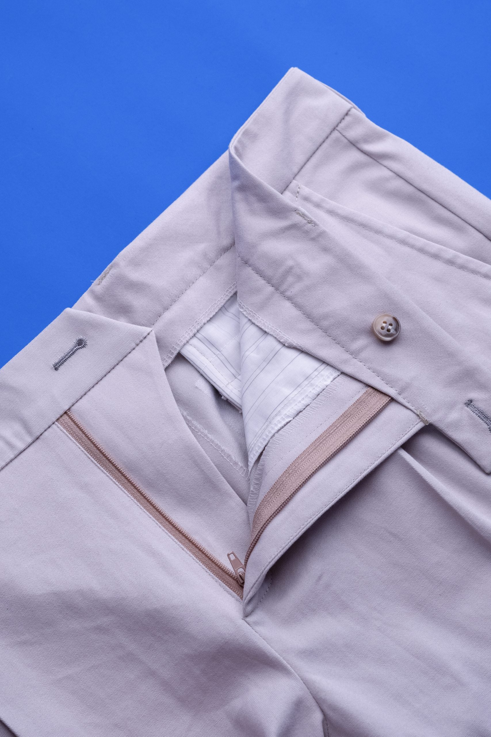 (product) Pantaloni din bumbac gri deschis CFGBBC004