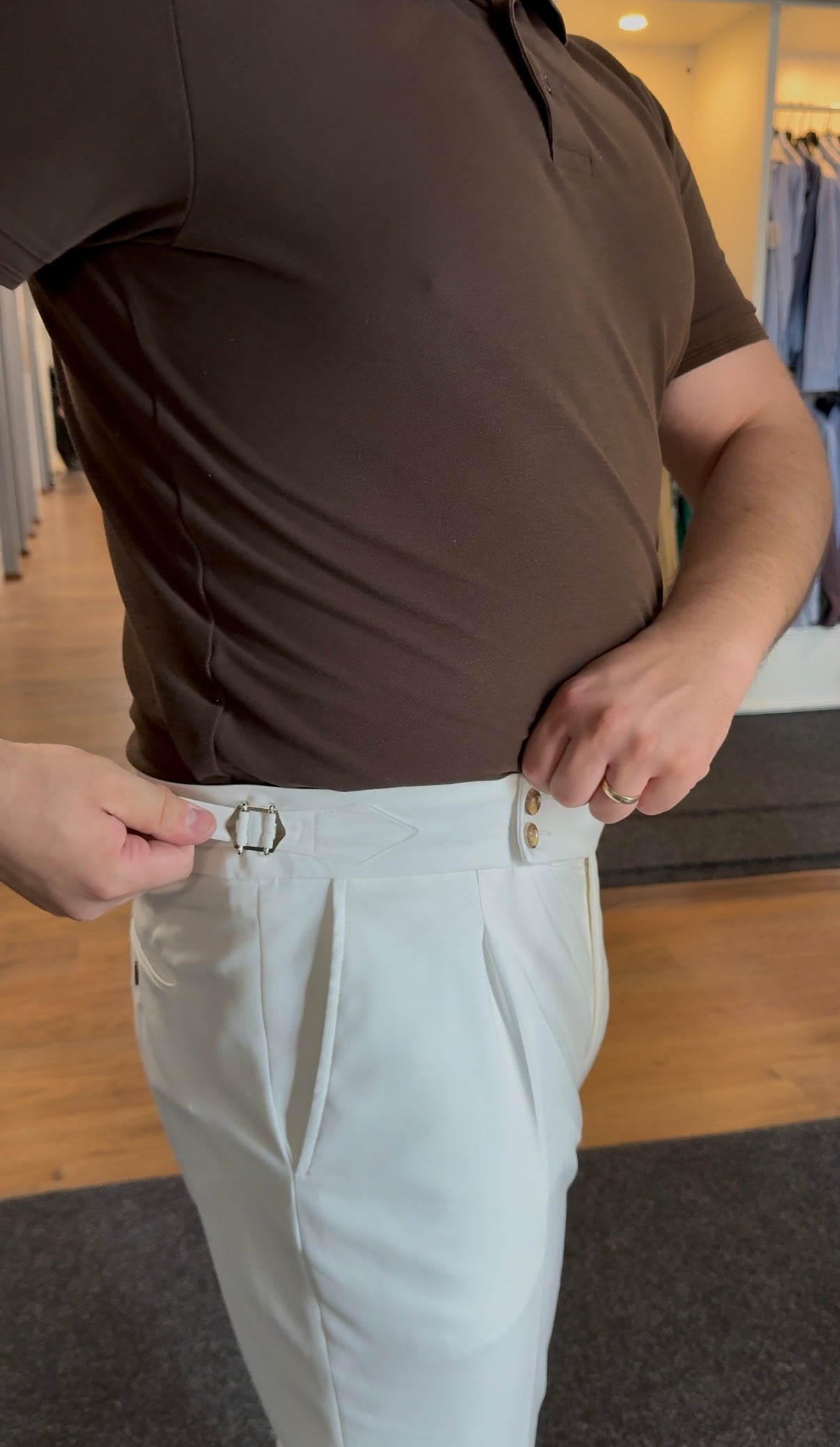 Pantaloni stil italian albi gurkha CFGK020