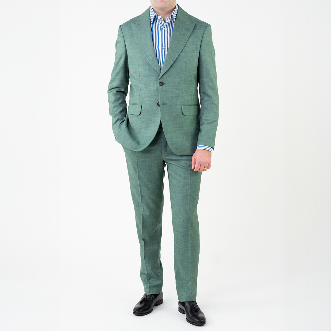 Costum barbati verde deschis tailored fit cfg307 - 46