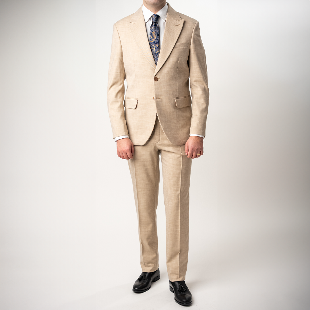 Costum barbati crem tailored fit cfg309 - 46