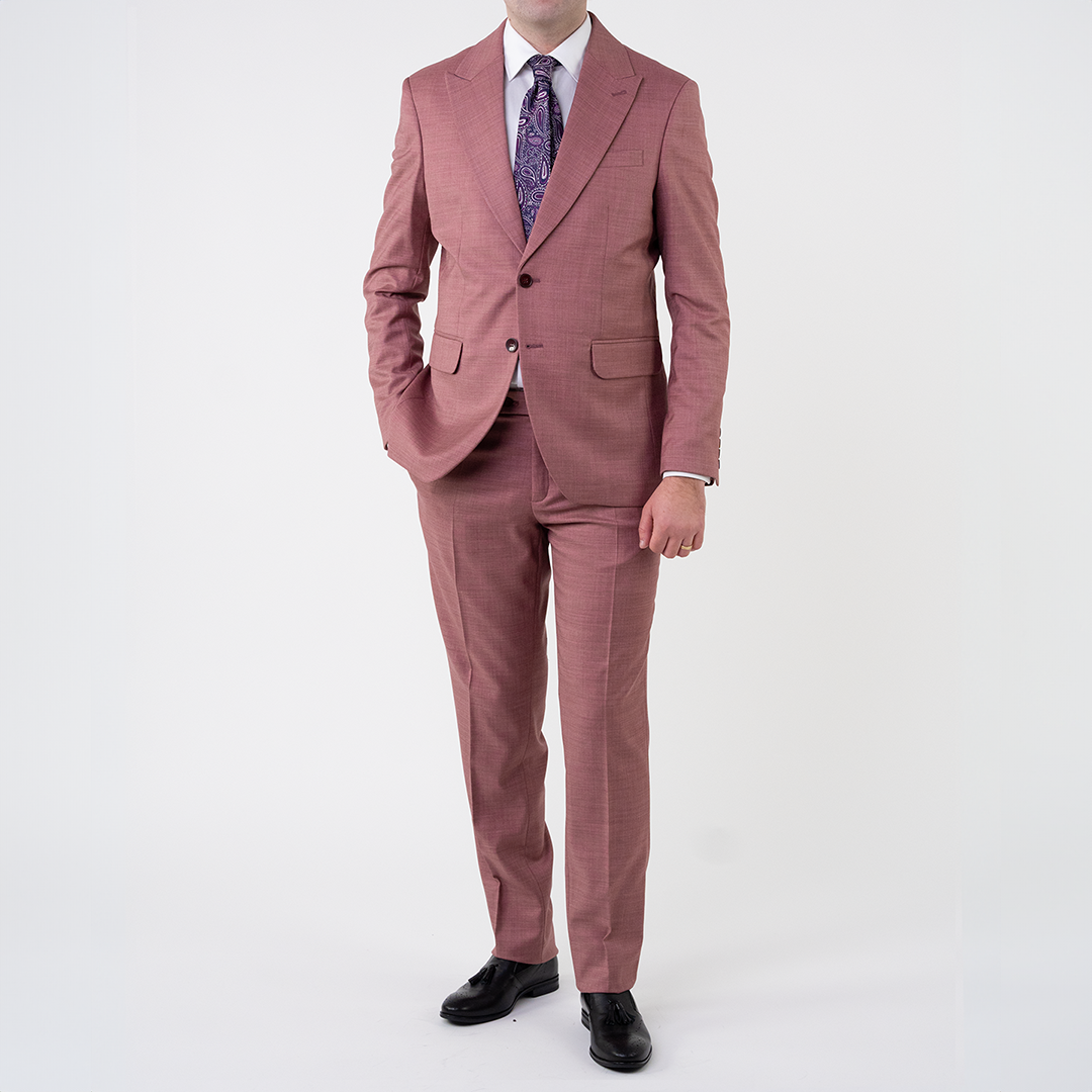 Costum barbati roz tailored fit cfg313 - 46