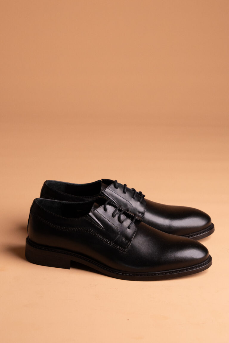 (product) Pantofi Bărbați din piele naturală, Negru Cfgp531nb