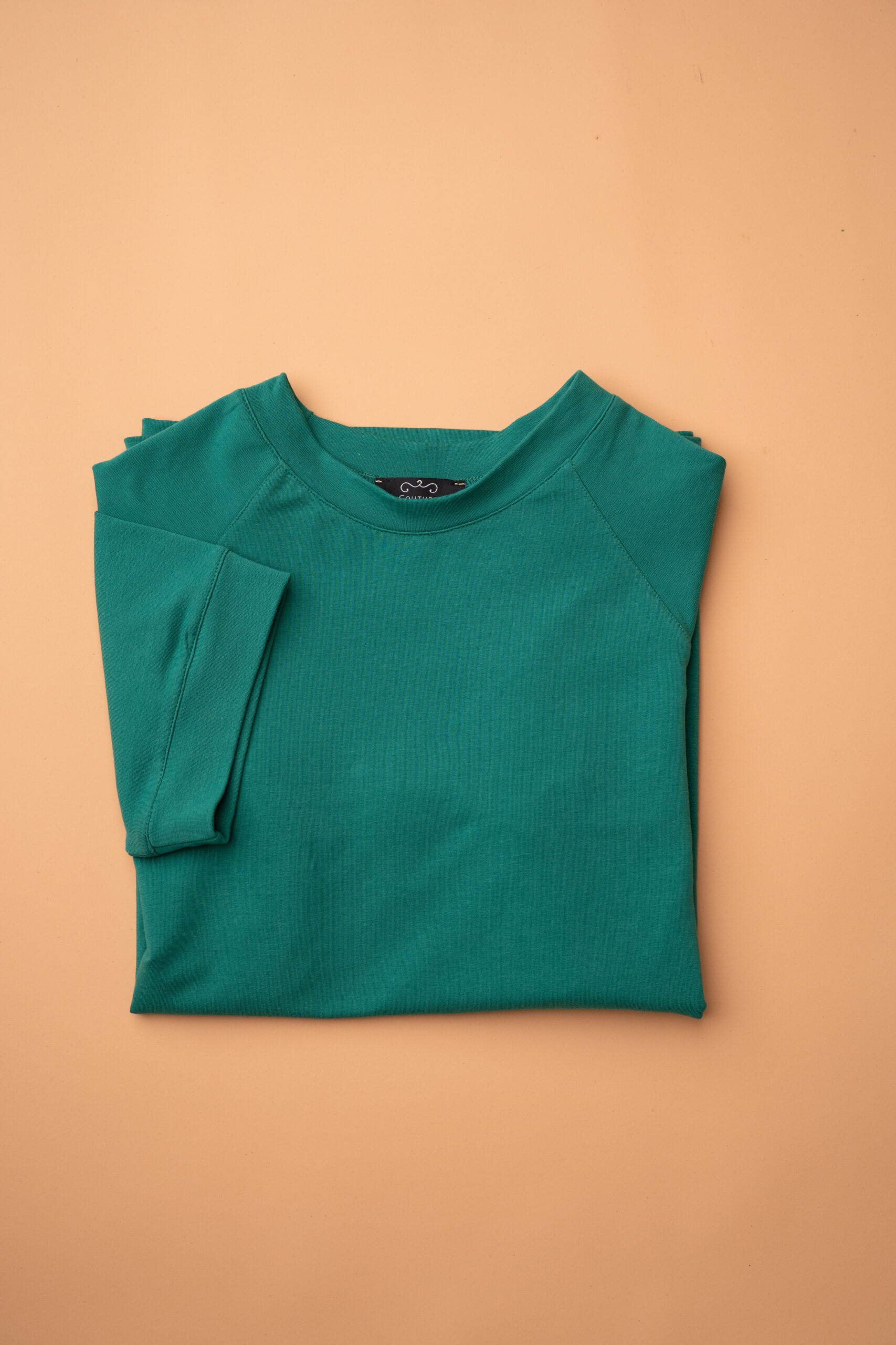 Tricou verde smarald bumbac confort fit Cfgtr007 - s