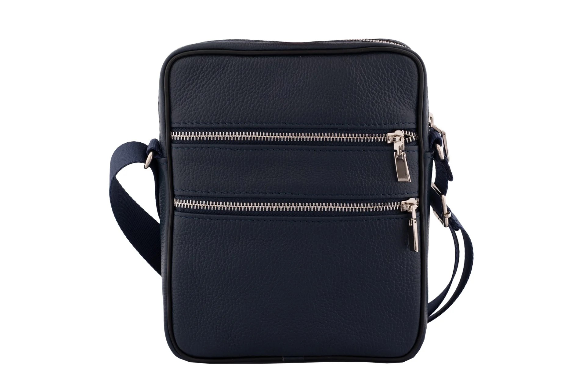 Borseta piele bleumarin pentru barbati brsobl - 23 x 19 x 5 cm