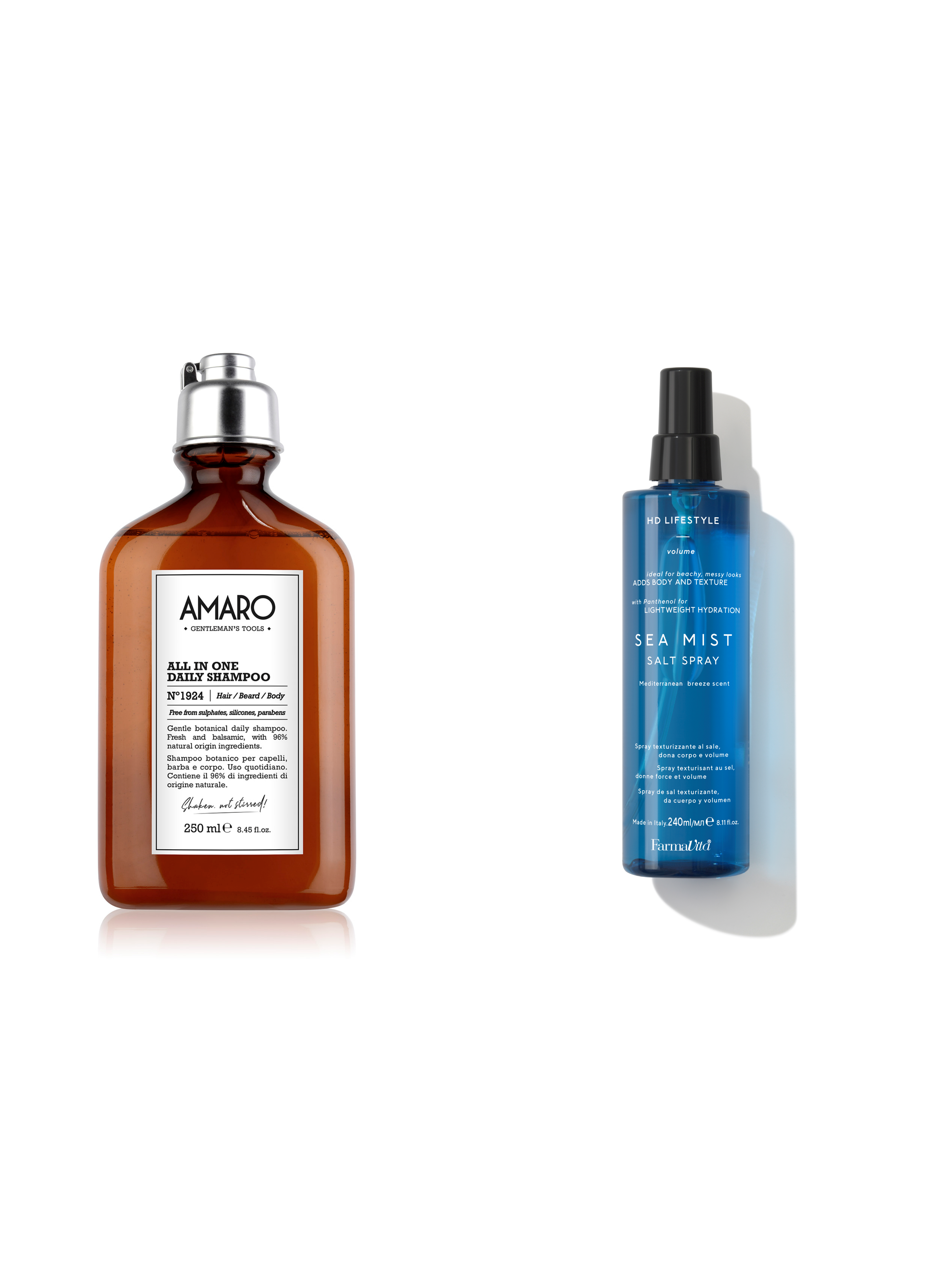 Set sampon all in one + spray cu sare de mare setc002 - set